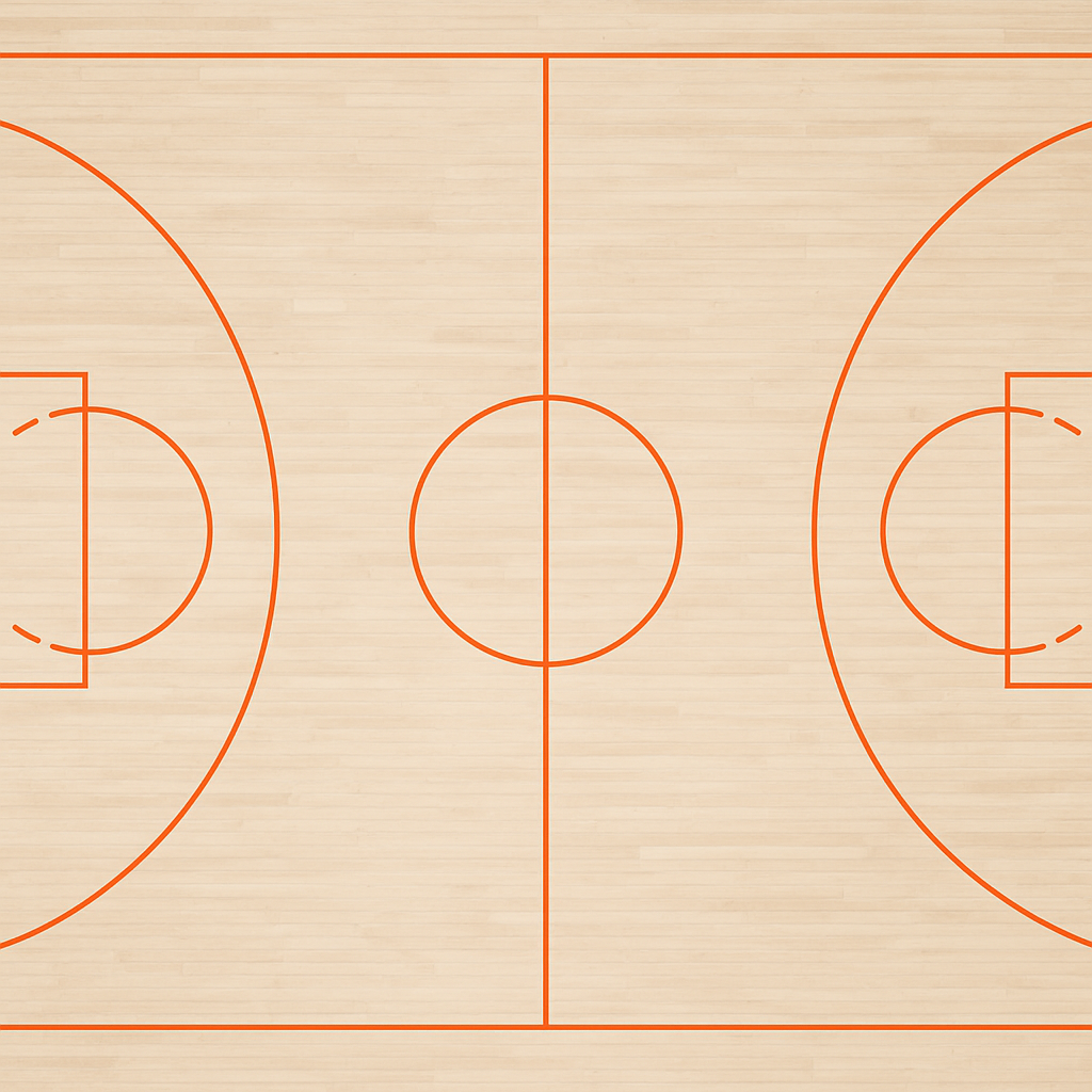 Campo da basket visto dall'alto